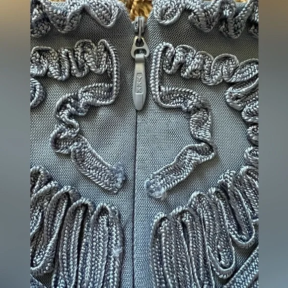 JS Collections Mesh Cocktail Dress - Picture 2 of 14